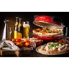 Maszynka do pizzy Ariete 0909/10 1200 W czarno-czerwona 1 pizza 33 cm