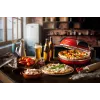 Maszynka do pizzy Ariete 0909/10 1200 W czarno-czerwona 1 pizza 33 cm
