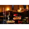 Maszynka do pizzy Ariete 0909/10 1200 W czarno-czerwona 1 pizza 33 cm