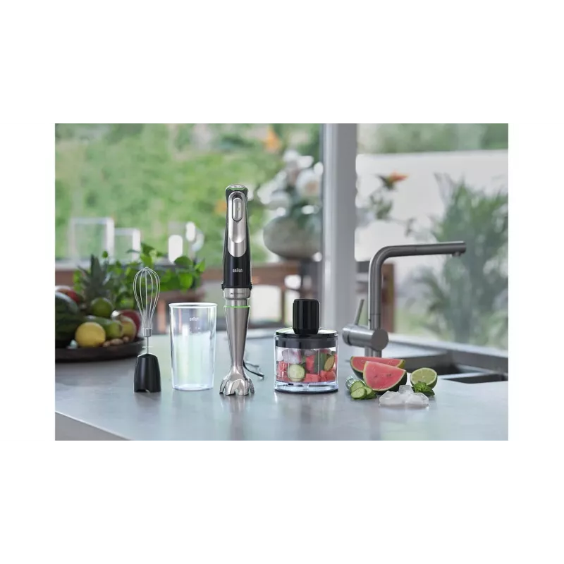 Braun MultiQuick 9 MQ 9135XI 0,6 L Blender ręczny 1200 W Czarny, Stal nierdzewna