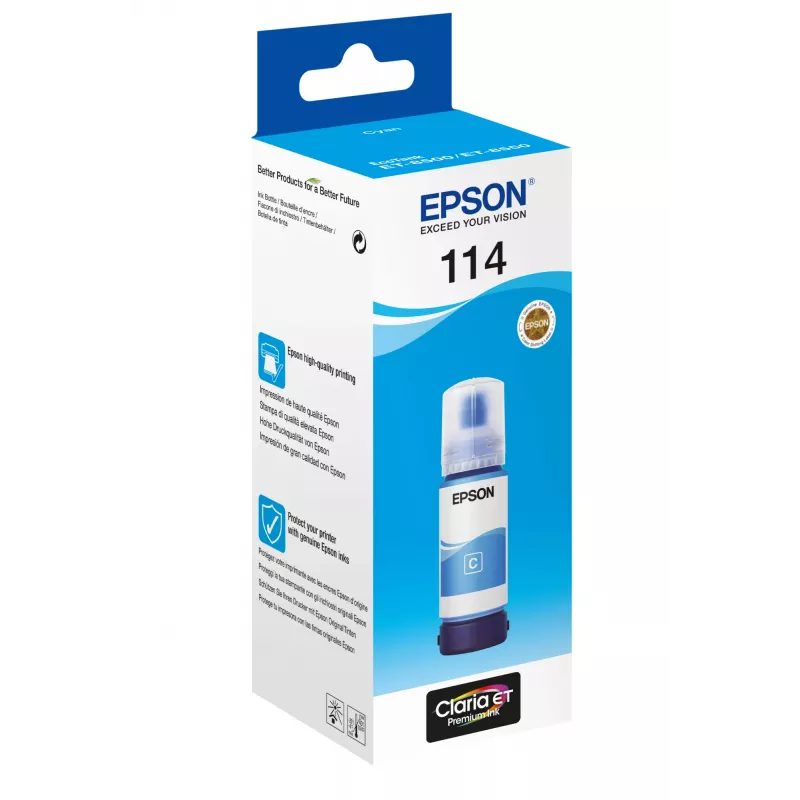 Wkład Epson 114 Cyjan C13T07B240