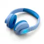 Słuchawki Philips TAK4206BL/00 przewodowe/bezprzewodowe, nauszne, do rozmów i muzyki, USB Type-C, Bluetooth, niebieskie