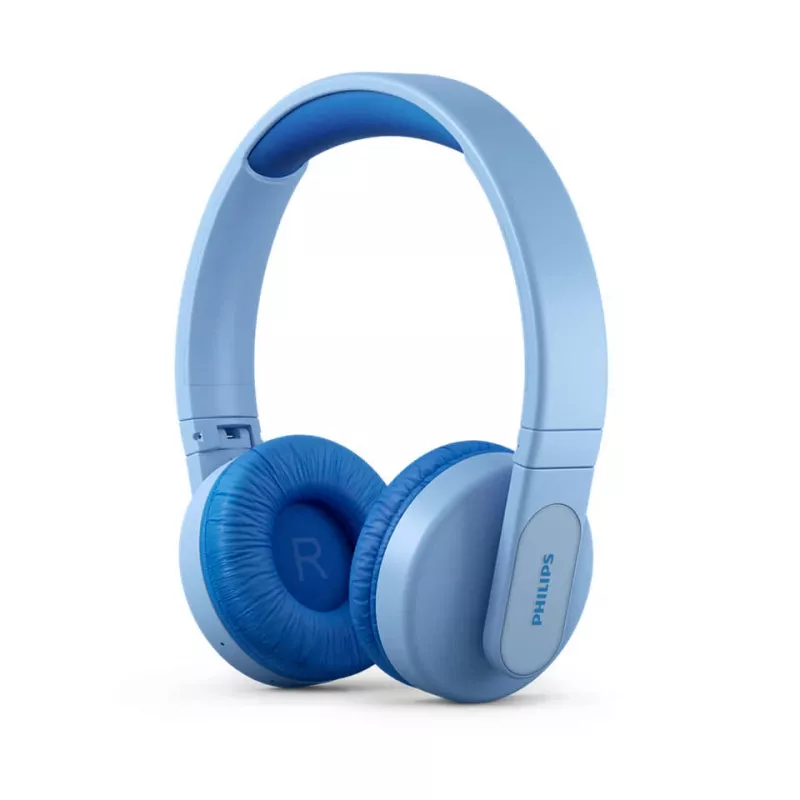Słuchawki Philips TAK4206BL/00 przewodowe/bezprzewodowe, nauszne, do rozmów i muzyki, USB Type-C, Bluetooth, niebieskie