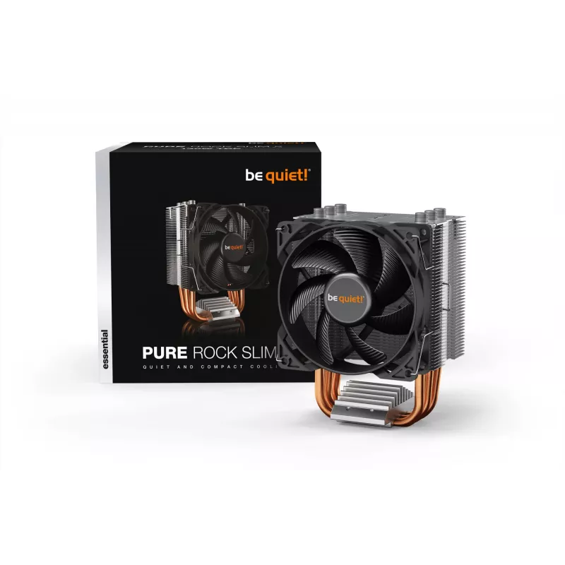 be quiet! PURE ROCK SLIM 2 Chłodzenie procesora 9,2 cm Srebrny 1 szt.
