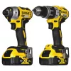 Bezprzewodowy zestaw elektronarzędzi DeWalt DCK266P2T — 18V, 2×5.0Ah akumulatory, zakrętarka udarowa i wiertarko-wkrętarka, ładowarka, walizka