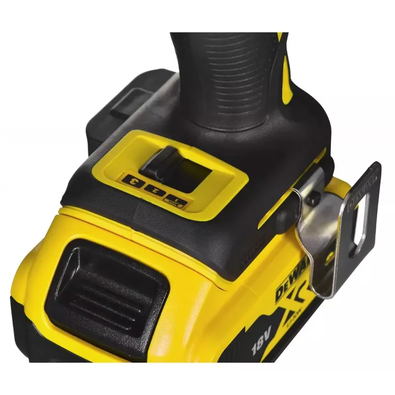 Bezprzewodowy zestaw elektronarzędzi DeWalt DCK266P2T — 18V, 2×5.0Ah akumulatory, zakrętarka udarowa i wiertarko-wkrętarka, ładowarka, walizka