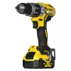 Bezprzewodowy zestaw elektronarzędzi DeWalt DCK266P2T — 18V, 2×5.0Ah akumulatory, zakrętarka udarowa i wiertarko-wkrętarka, ładowarka, walizka