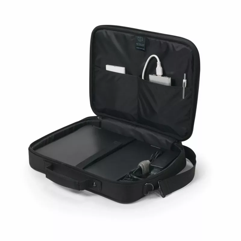 DICOTA Eco Multi Base - Etui na notebook 14-15.6 cali - Czarny / Poliester 300d RPET