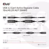 CLUB3D USB 3.2 Gen1 aktywny kabel repeater 15 m/ 49.2 ft M/F 28AWG
