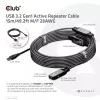 CLUB3D USB 3.2 Gen1 aktywny kabel repeater 15 m/ 49.2 ft M/F 28AWG
