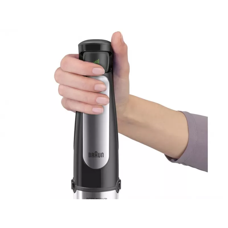 Braun MQ 7025X 0.6 L Blender ręczny 1000 W Czarny, stal nierdzewna