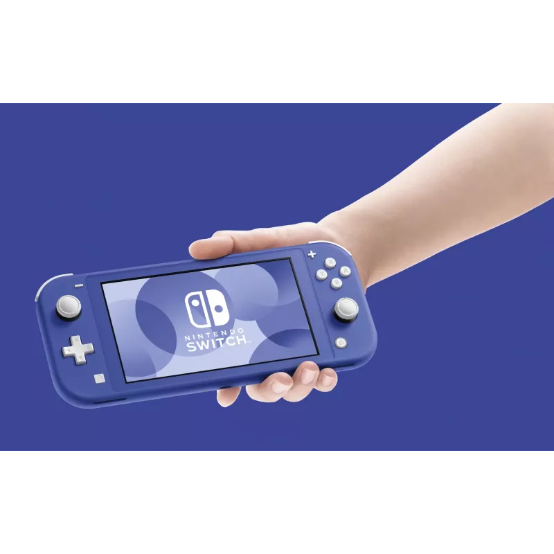 Nintendo Switch Lite, Nintendo Switch Lite, NVIDIA Custom Tegra, niebieski, analogowy / cyfrowy, przycisk Home, przycisk zasilania, przyciski