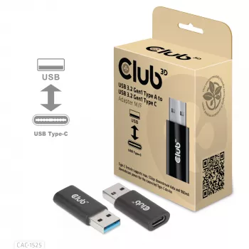 CLUB3D adapter USB 3.2 Gen1 Typ A do USB 3.2 Gen1 Type C M/F
