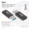 CLUB3D adapter USB 3.2 Gen1 Typ A do USB 3.2 Gen1 Type C M/F
