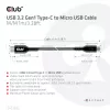 Kabel CLUB3D USB 3.2 Gen1 Type-C do Micro USB M/M 1 m