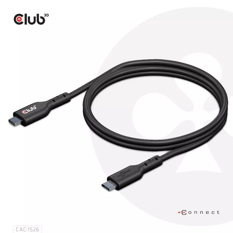 Kabel CLUB3D USB 3.2 Gen1 Type-C do Micro USB M/M 1 m