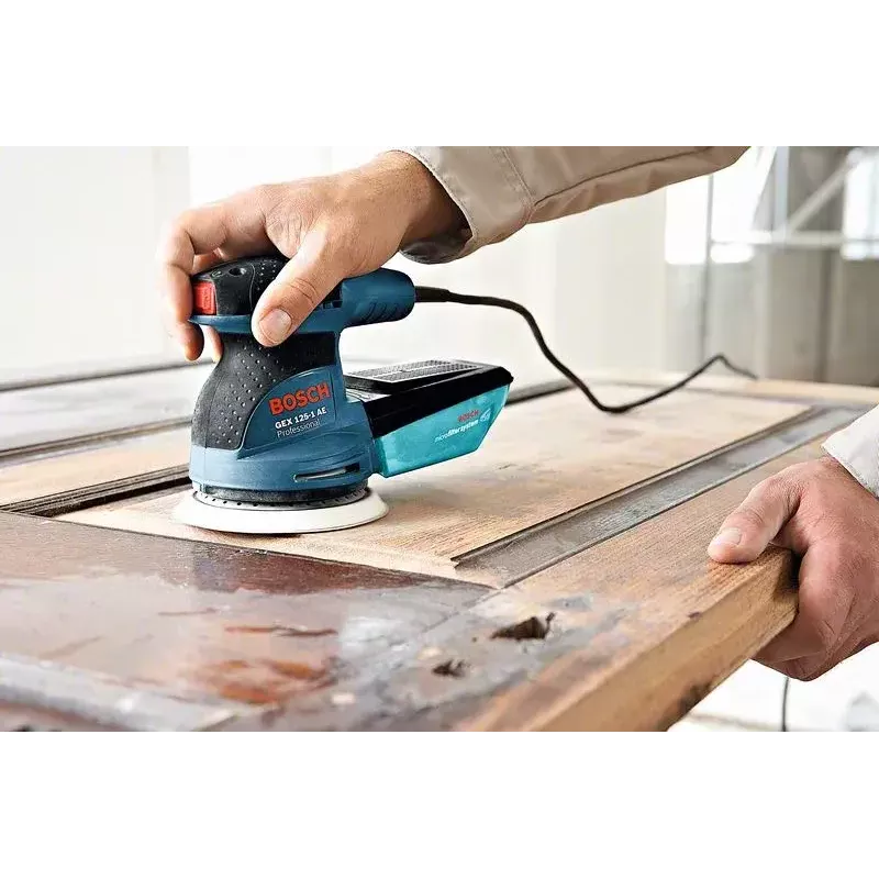 Bosch GEX 125-1 AE Szlifierka oscylacyjna 12000 RPM 24000 OPM Niebieska