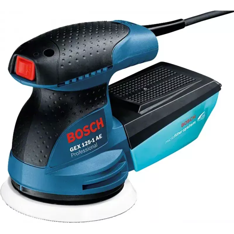 Bosch GEX 125-1 AE Szlifierka oscylacyjna 12000 RPM 24000 OPM Niebieska