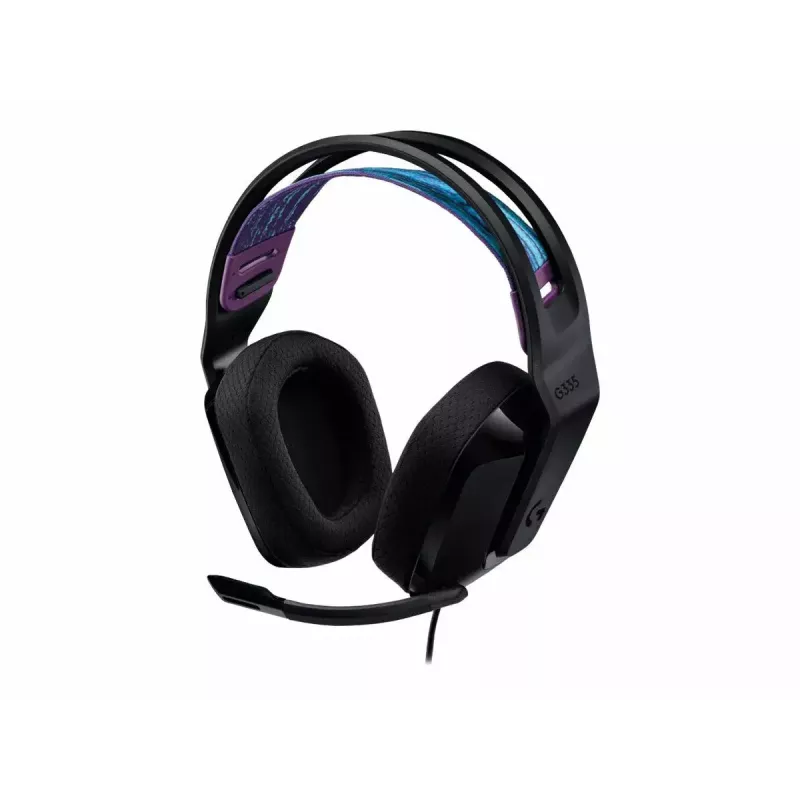 Słuchawki Logitech G G335, nauszne, złącze 3,5 mm, czarne