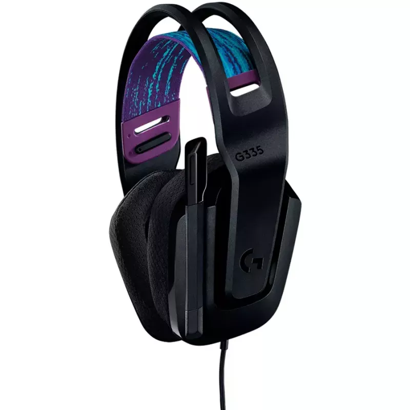 Słuchawki Logitech G G335, nauszne, złącze 3,5 mm, czarne