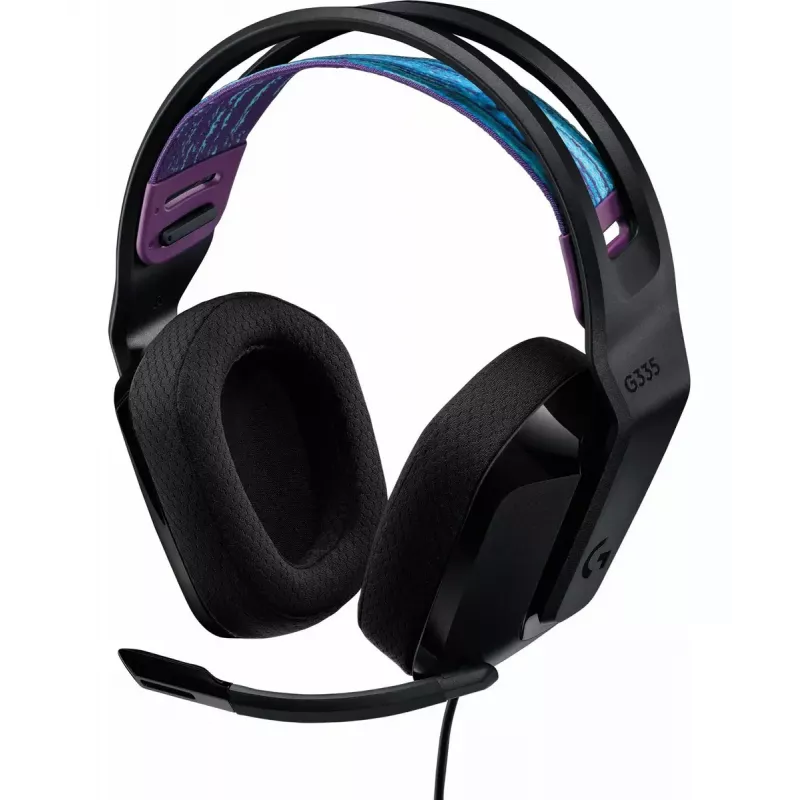 Słuchawki Logitech G G335, nauszne, złącze 3,5 mm, czarne