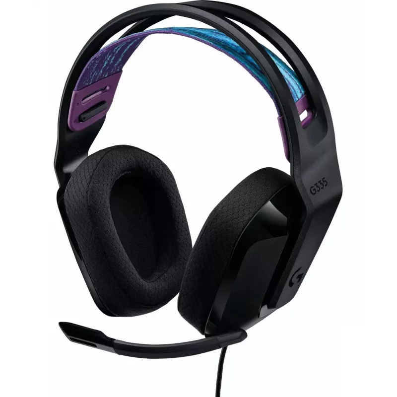 Słuchawki Logitech G G335, nauszne, złącze 3,5 mm, czarne