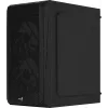 Obudowa PC AEROCOOL CS107V2 Mini Tower — Czarna, microATX/Mini-ITX, 2 wentylatory 120 mm, 1 wnęka 3,5 cala + 2 wnęki 2,5 cala