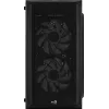Obudowa PC AEROCOOL CS107V2 Mini Tower — Czarna, microATX/Mini-ITX, 2 wentylatory 120 mm, 1 wnęka 3,5 cala + 2 wnęki 2,5 cala