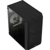 Obudowa PC AEROCOOL CS107V2 Mini Tower — Czarna, microATX/Mini-ITX, 2 wentylatory 120 mm, 1 wnęka 3,5 cala + 2 wnęki 2,5 cala