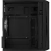 Obudowa PC AEROCOOL CS107V2 Mini Tower — Czarna, microATX/Mini-ITX, 2 wentylatory 120 mm, 1 wnęka 3,5 cala + 2 wnęki 2,5 cala