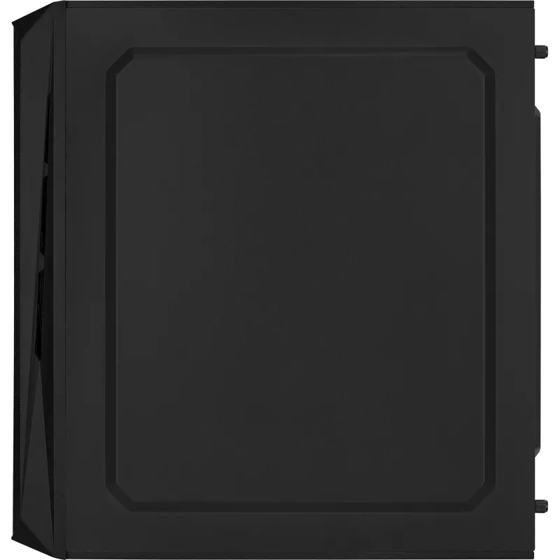 Obudowa PC AEROCOOL CS107V2 Mini Tower — Czarna, microATX/Mini-ITX, 2 wentylatory 120 mm, 1 wnęka 3,5 cala + 2 wnęki 2,5 cala