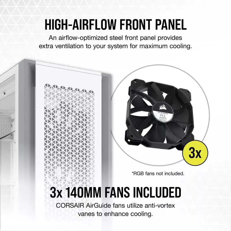 Obudowa PC Corsair 7000D AIRFLOW Full Tower Biała