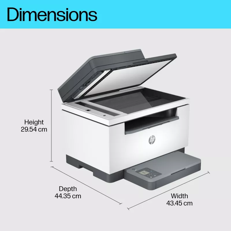 Wielofunkcyjna drukarka laserowa HP LaserJet MFP M234sdw — Mono A4, 29 str./min, Duplex, Wi‑Fi, Ethernet