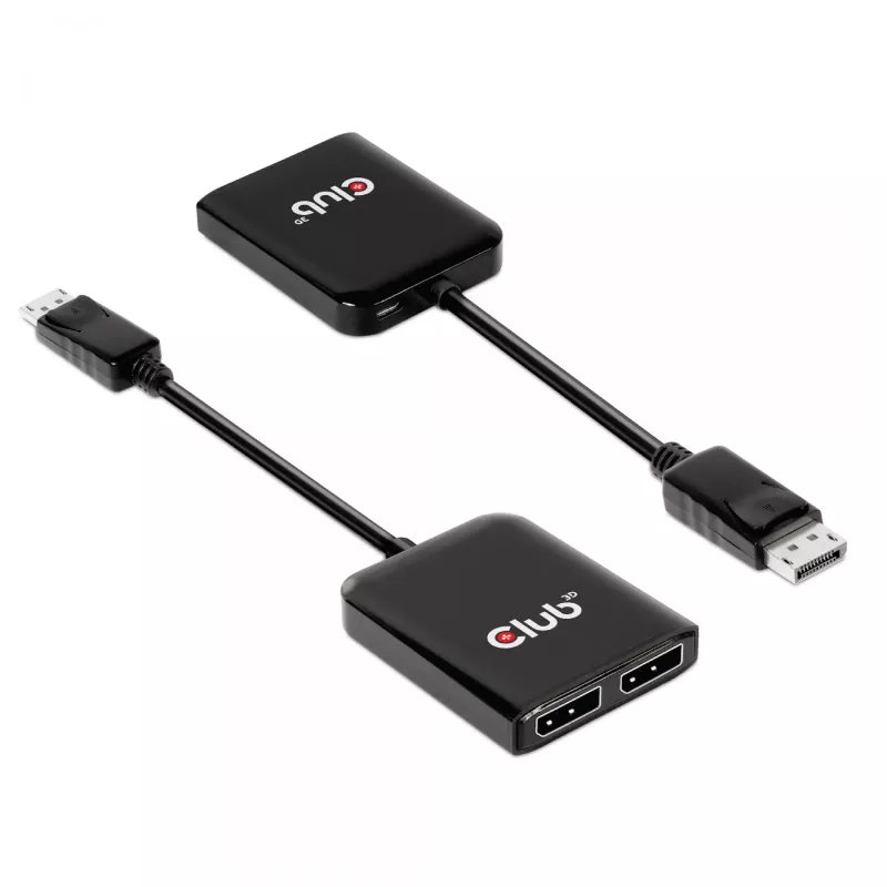 Koncentrator MST DisplayPort 1.4 na DisplayPort + HDMI 4K60Hz CLUB3D CSV-7220