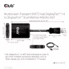Koncentrator MST DisplayPort 1.4 na DisplayPort + HDMI 4K60Hz CLUB3D CSV-7220