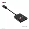 Koncentrator MST DisplayPort 1.4 na DisplayPort + HDMI 4K60Hz CLUB3D CSV-7220