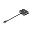 CLUB3D Hub MST USB3.2 Gen2 Type-C(DP Alt-Mode) na DisplayPort + HDMI 4K60Hz M/F