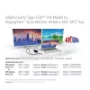 CLUB3D USB3.2 Gen2 Type-C(DP™ Alt-Mode) na DisplayPort™ hub MST dla dwóch monitorów 4K60Hz M/F