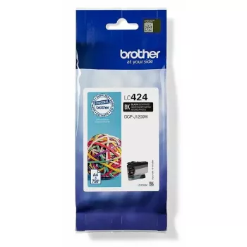 Kaseta z tuszem Brother LC424BK 1 szt. Oryginalny Czarny