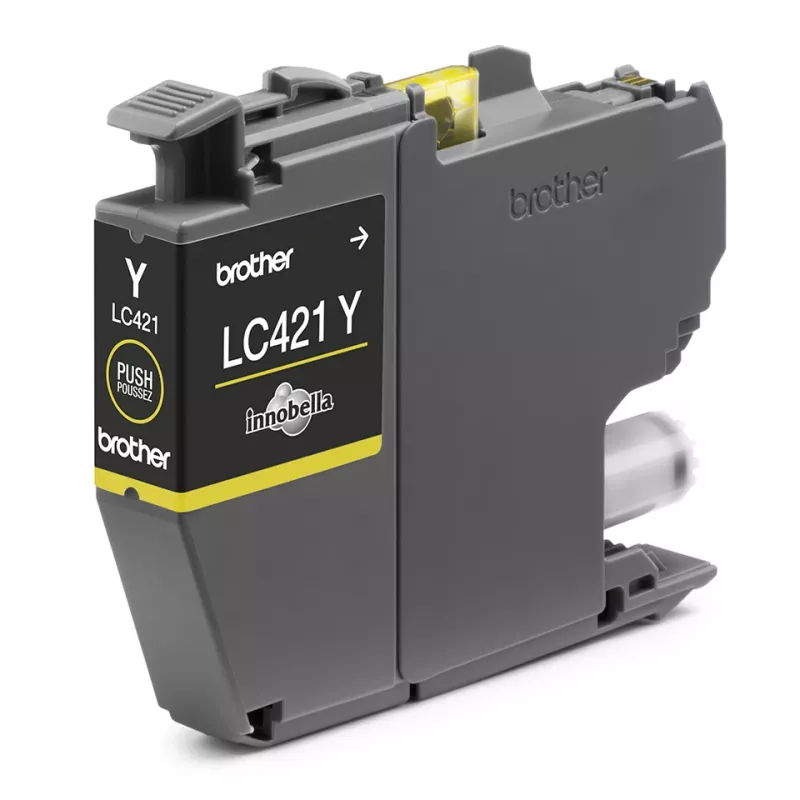 Wkład atramentowy Brother LC-421Y 1 szt. Oryginalny Żółty
