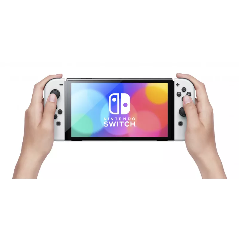 Nintendo Switch OLED, Nintendo Switch, NVIDIA Custom Tegra, Biały, Analogowy / Cyfrowy, Przycisk Home, Przycisk zasilania, Przyciski
