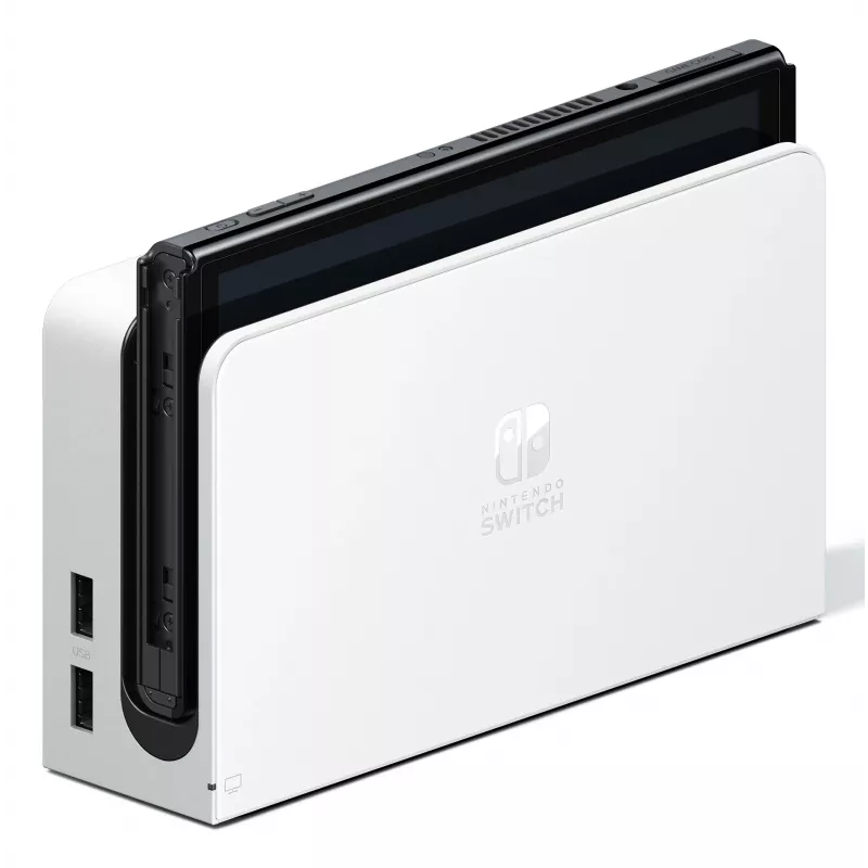 Nintendo Switch OLED, Nintendo Switch, NVIDIA Custom Tegra, Biały, Analogowy / Cyfrowy, Przycisk Home, Przycisk zasilania, Przyciski