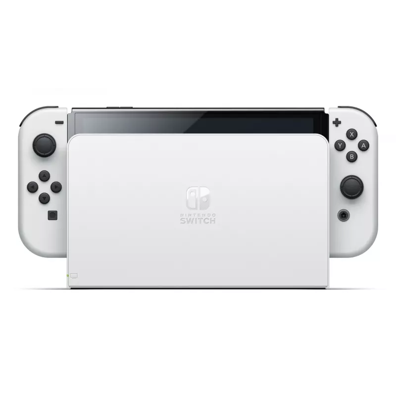 Nintendo Switch OLED, Nintendo Switch, NVIDIA Custom Tegra, Biały, Analogowy / Cyfrowy, Przycisk Home, Przycisk zasilania, Przyciski