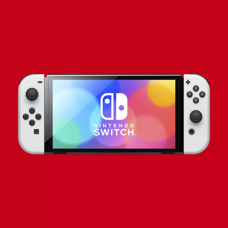 Nintendo Switch OLED, Nintendo Switch, NVIDIA Custom Tegra, Biały, Analogowy / Cyfrowy, Przycisk Home, Przycisk zasilania, Przyciski