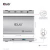 CLUB3D Certyfikowany Przenośny Hub Thunderbolt™4 5-w-1 z Inteligentnym Zasilaniem