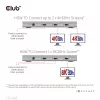CLUB3D Certyfikowany Przenośny Hub Thunderbolt™4 5-w-1 z Inteligentnym Zasilaniem