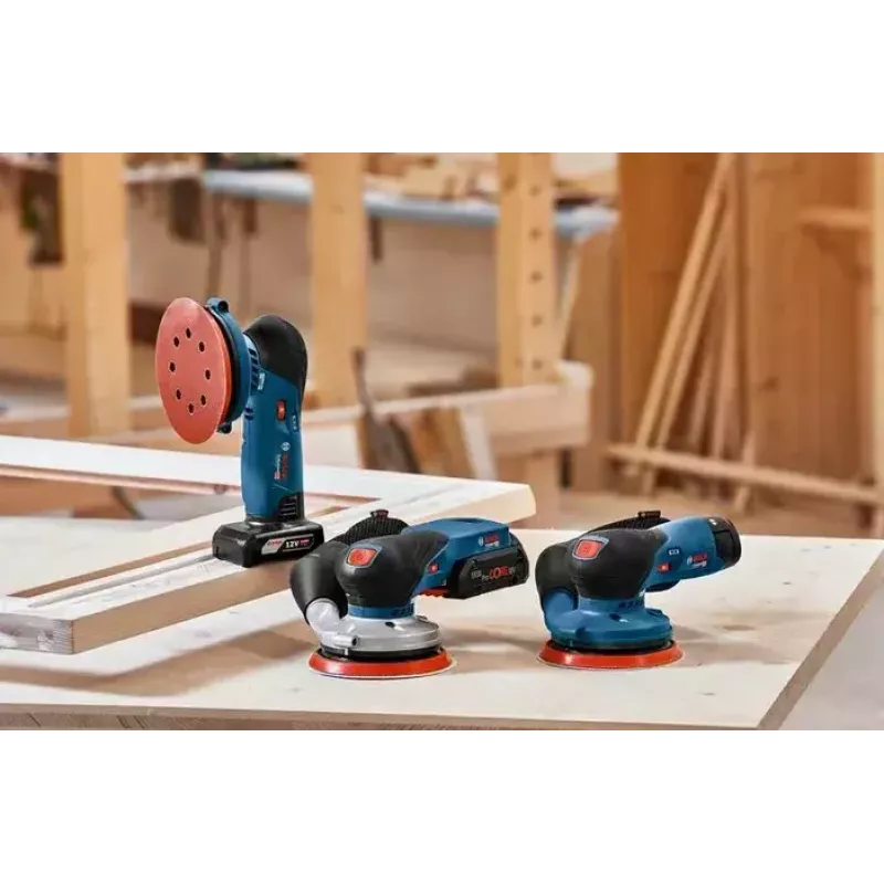 Bosch GEX 18V-125 Professional szlifierka mimośrodowa 10000 RPM 20000 OPM czarna, niebieska, szara, czerwona