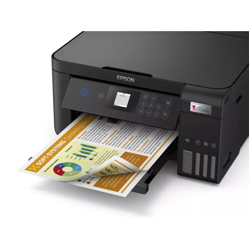Epson EcoTank ET-2850 A4 Wielofunkcyjna Drukarka Wi-Fi z Zbiornikiem Tuszu