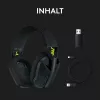 LOGITECH G435 Lightspeed Bezprzewodowy Zestaw Słuchawkowy do Gier - Czarny