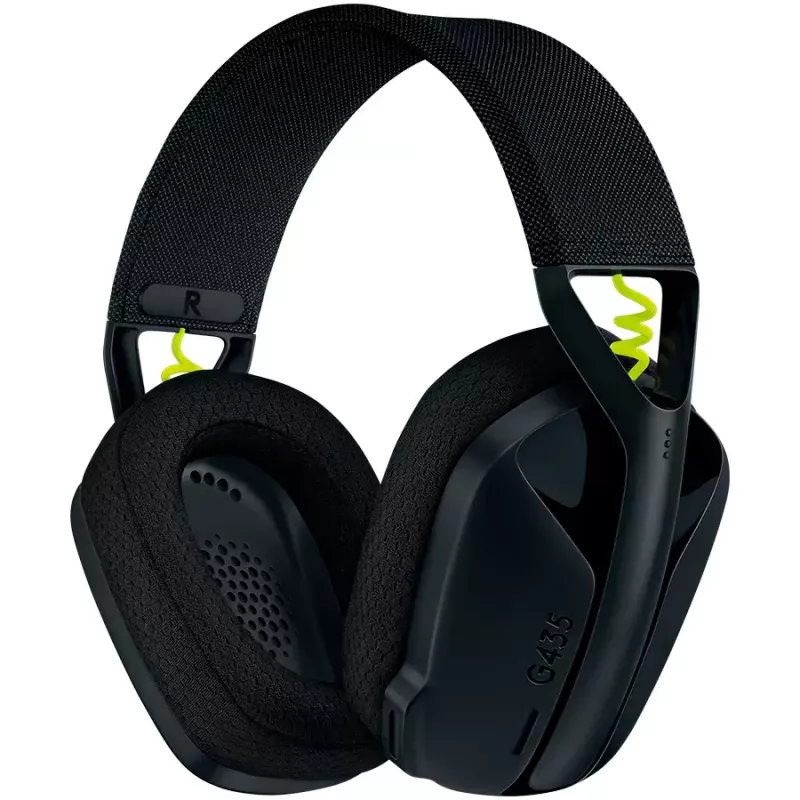 LOGITECH G435 Lightspeed Bezprzewodowy Zestaw Słuchawkowy do Gier - Czarny
